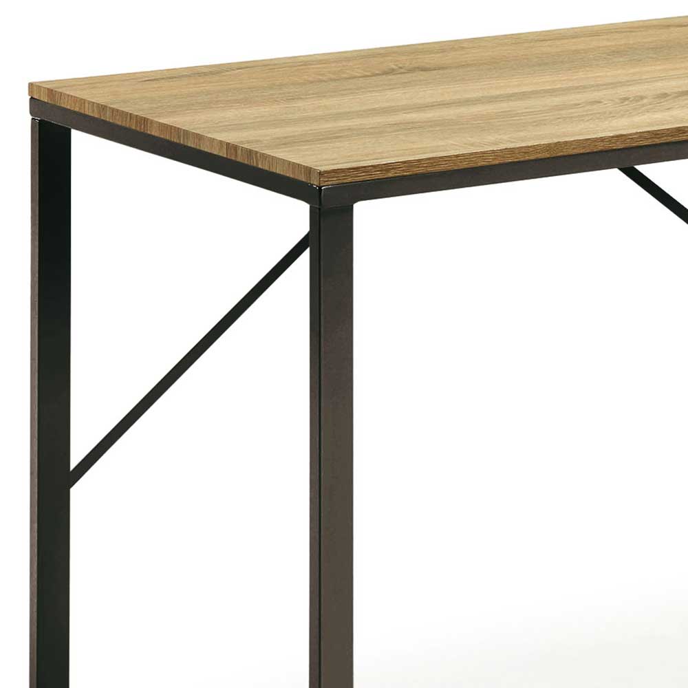 120x60 Bügelgestell Schreibtisch in Holz Dekor - Future