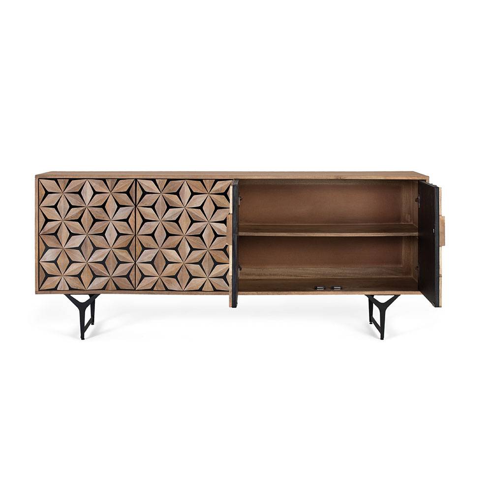 Design Sideboard mit toller Frontgestaltung - Omany