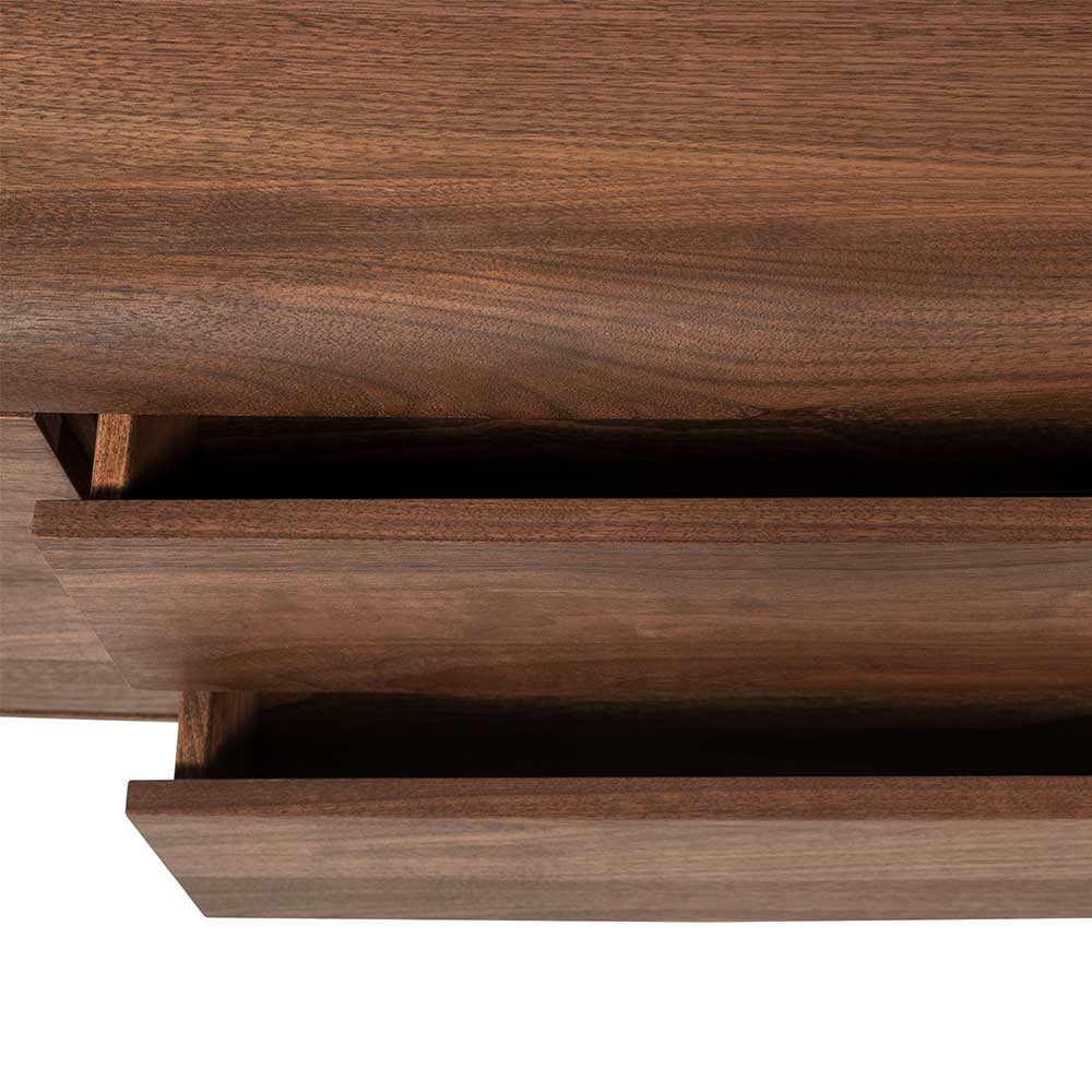 Hängende Kommode aus Nussbaum Massivholz - Amelie