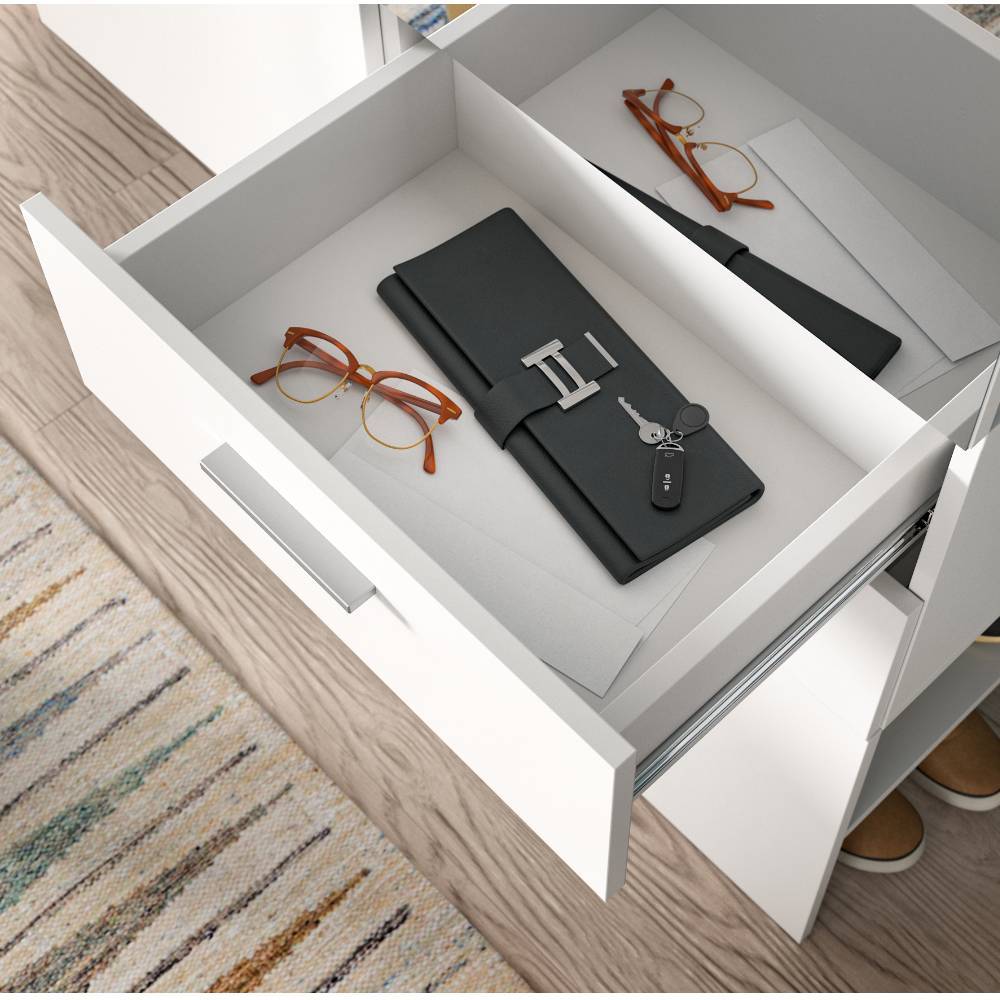 Garderobe mit Spiegel und Schubladen - Jarne