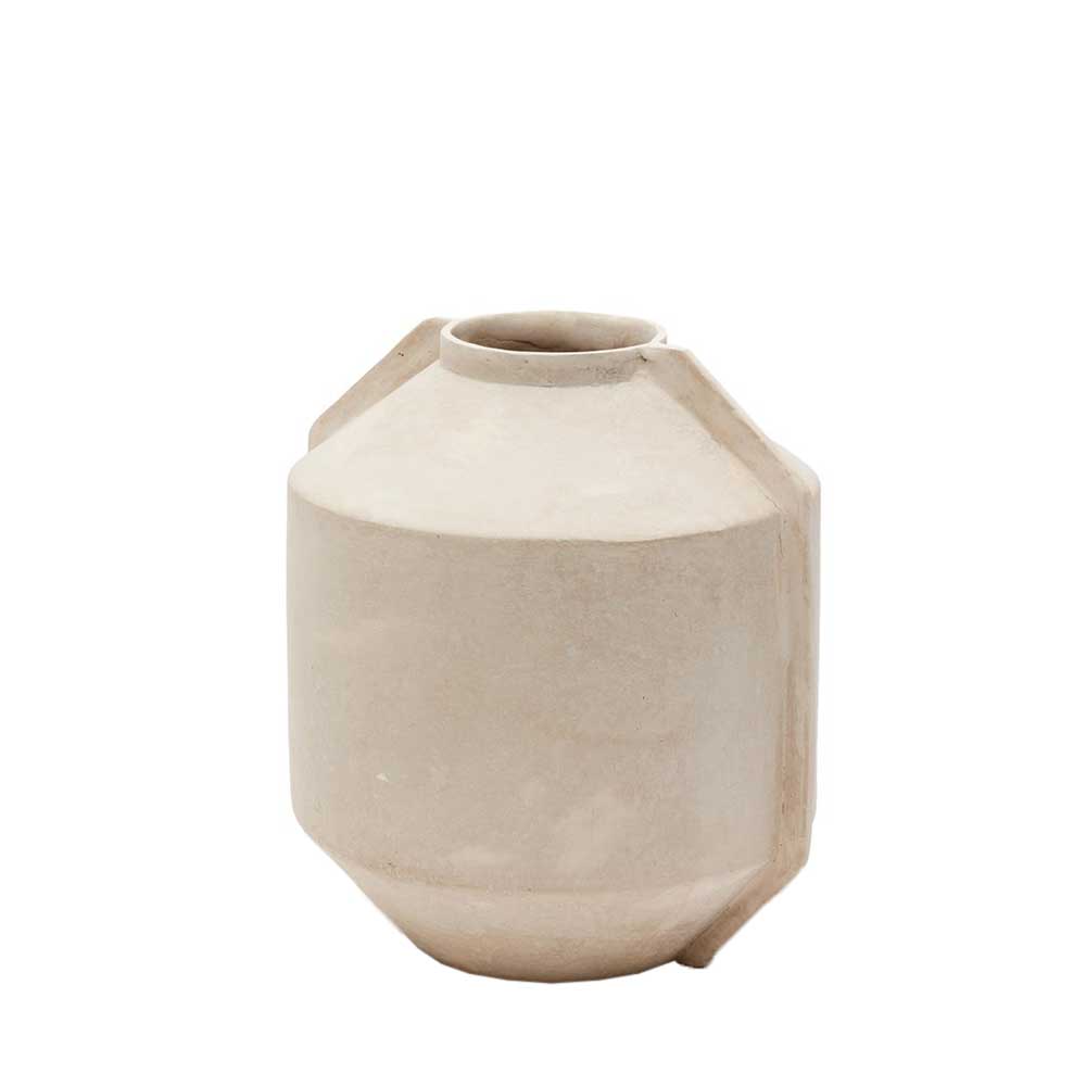 Design Vase aus Papier Pappmache - Lylian