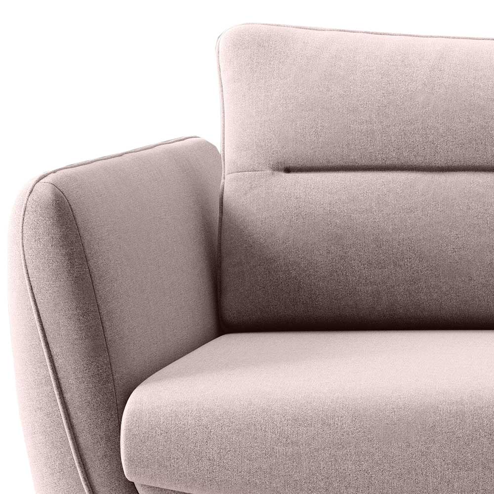 Schlafcouch in Hellrosa meliert - Udiessa