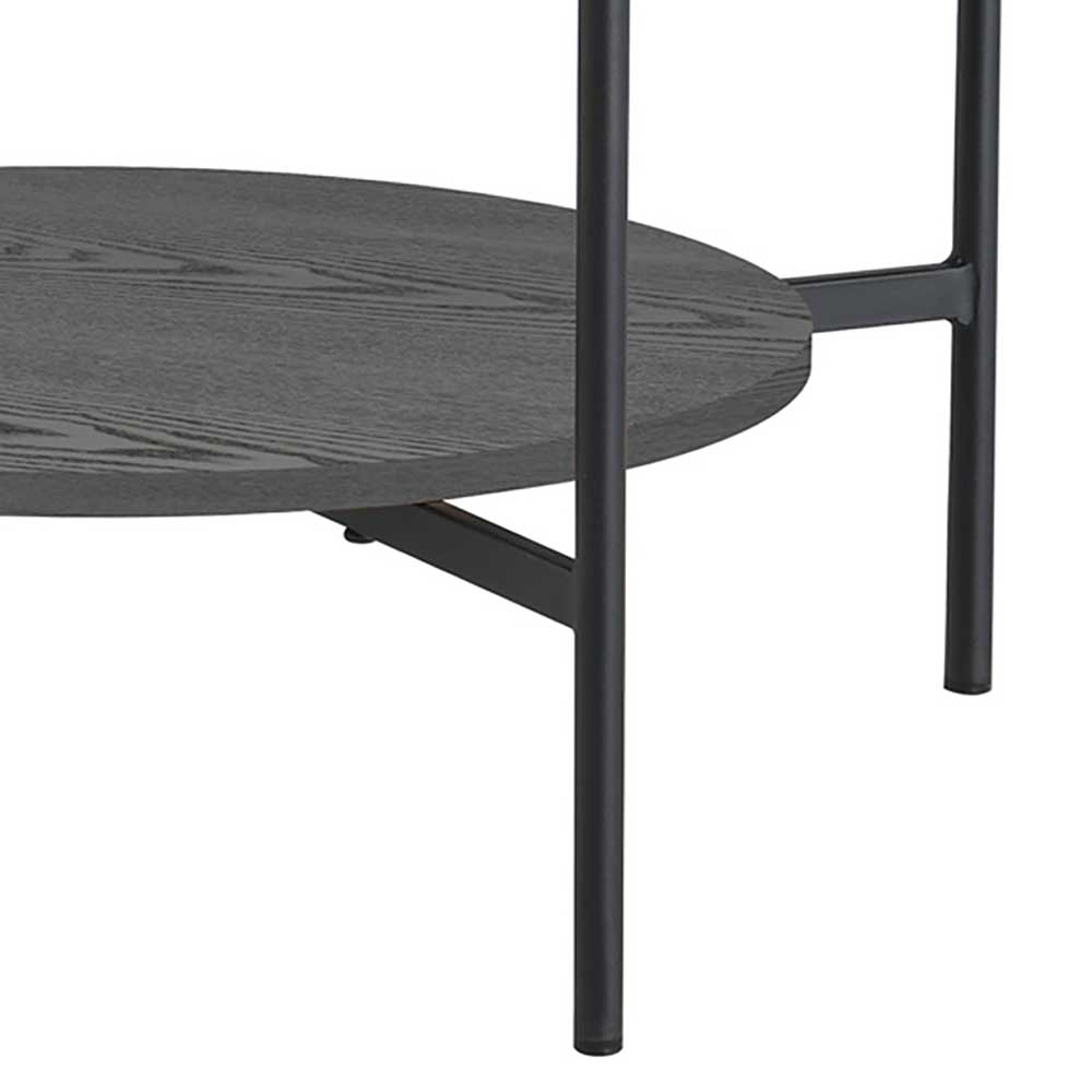 Rauchglas Couchtisch in Schwarz - Coolianda