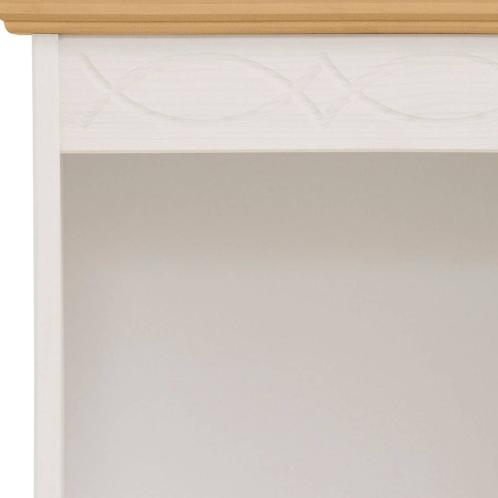 2 Fächer Regal im Landhausstil - Zentra