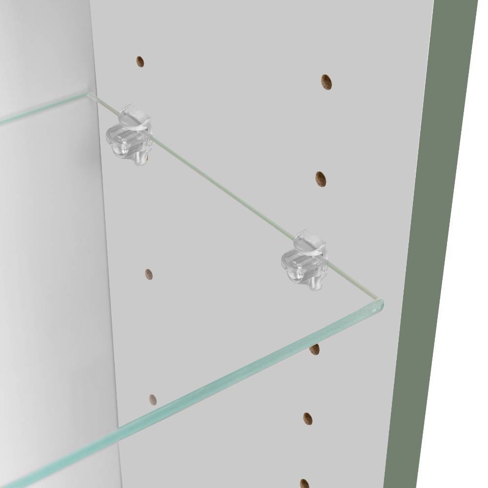 80cm Bad-Spiegelschrank in Graugrün - Malivtros