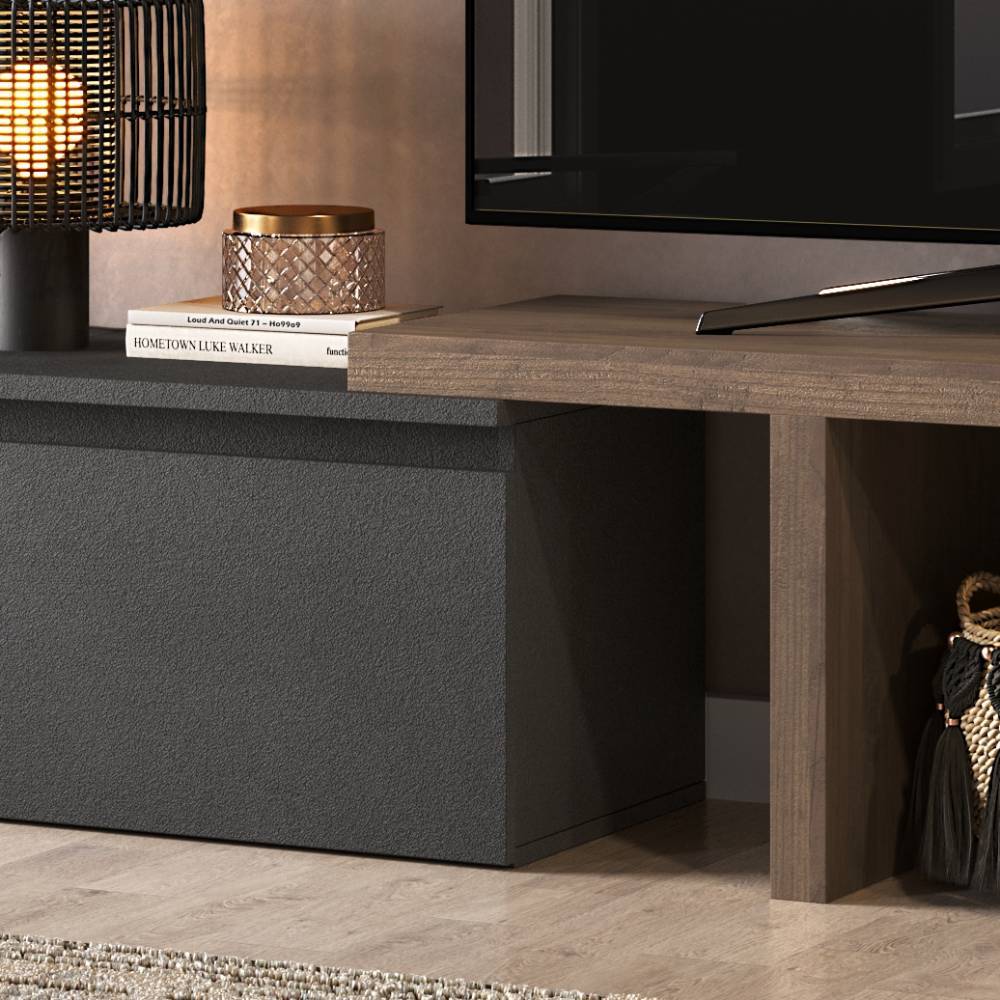 Wohnzimmer Schrank- und Wandboard-Set modern - Jenfa (neunteilig)