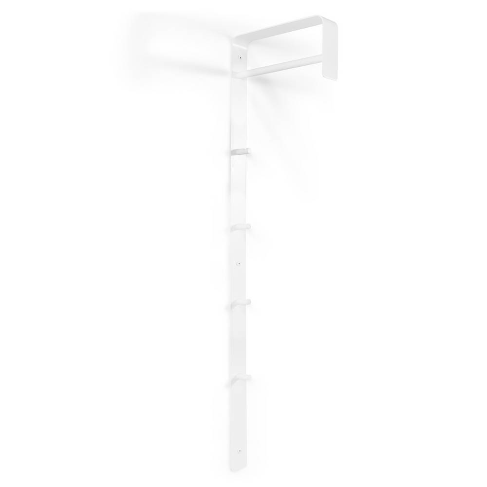Garderobe in Weiß - pulverbeschichteter Stahl - Sinusso