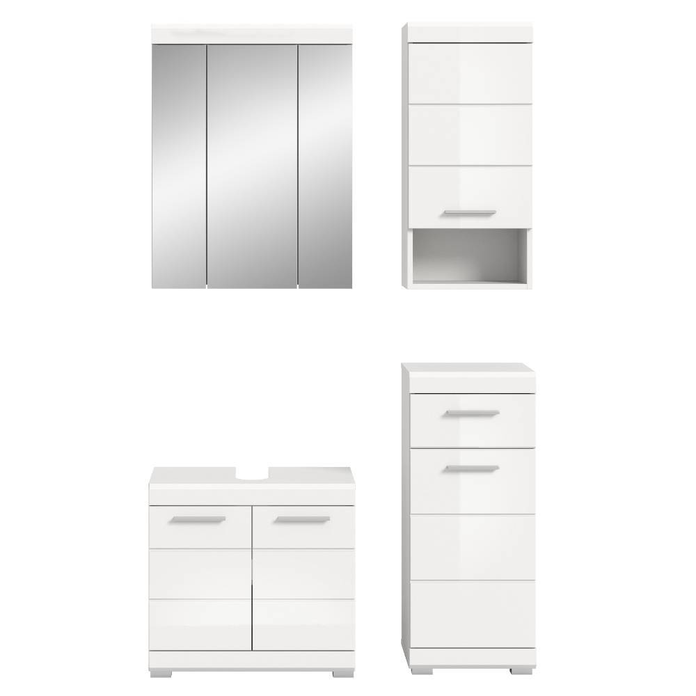 Badschrank Kombination modern - Henriette (vierteilig)