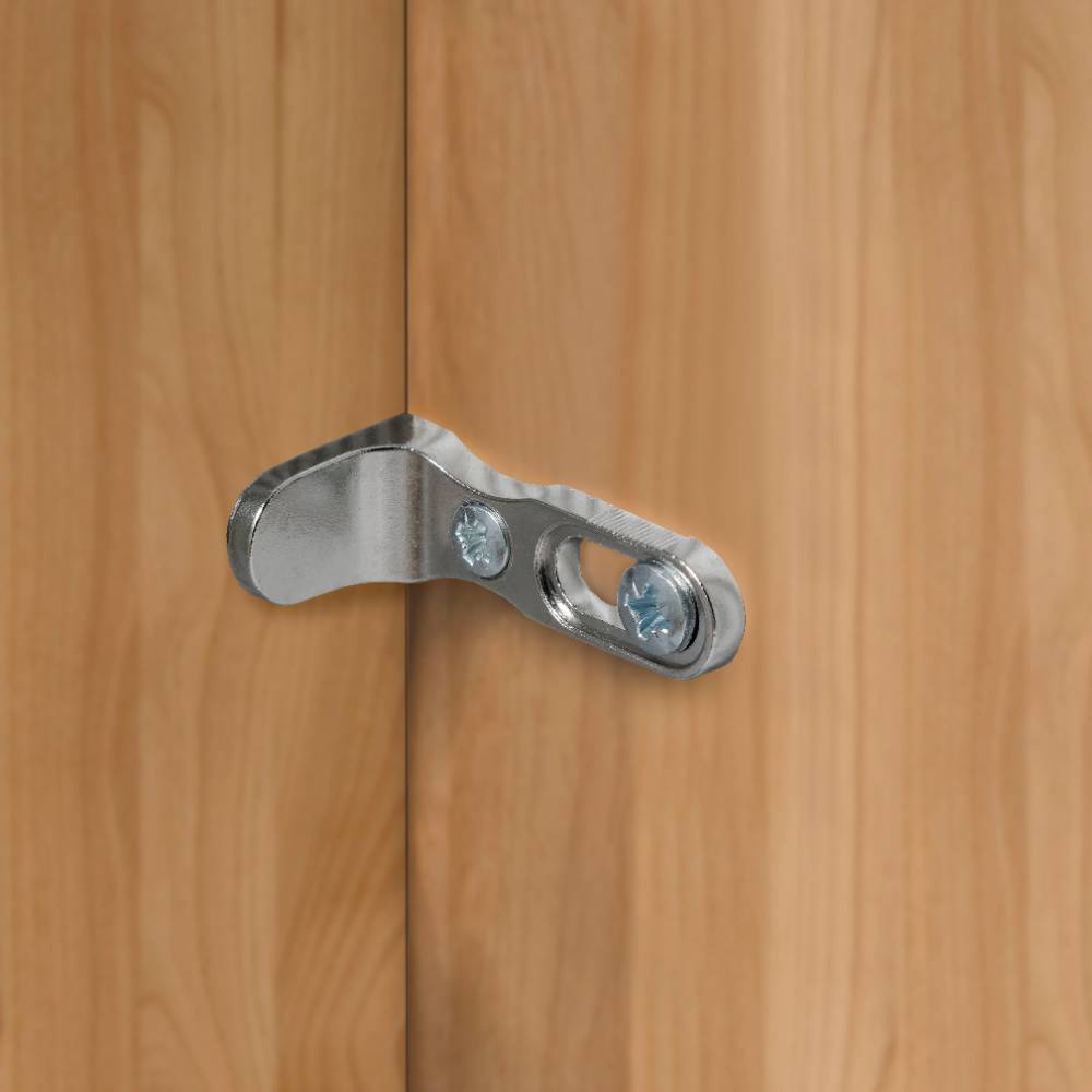 4-türiger Kleiderschrank mit zwei Glastüren - Hung