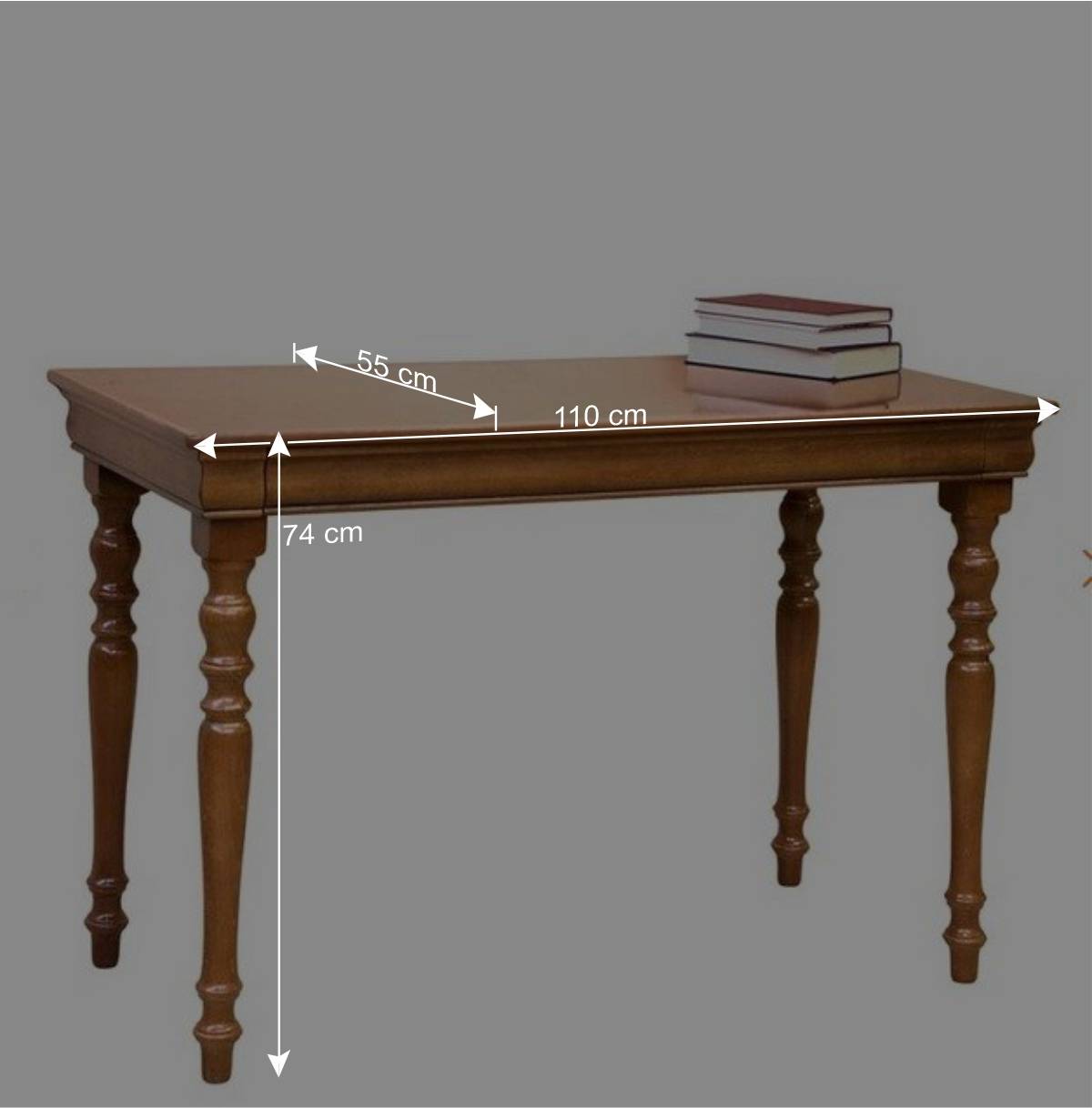 Klassischer Schreibtisch in Nussbaumfarben - Kimms