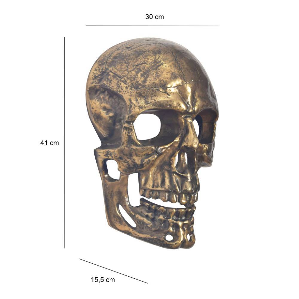 Totenkopf Dekoration für die Wand - Hurias