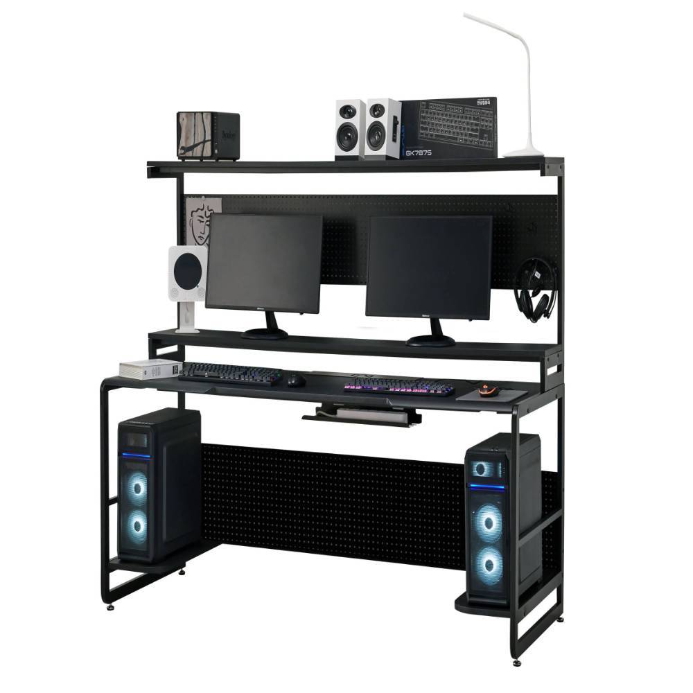 Gaming PC-Tisch in Schwarz - Peace
