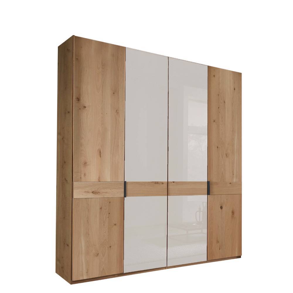 4-türiger Schlafzimmerschrank teilmassiv - Crucav