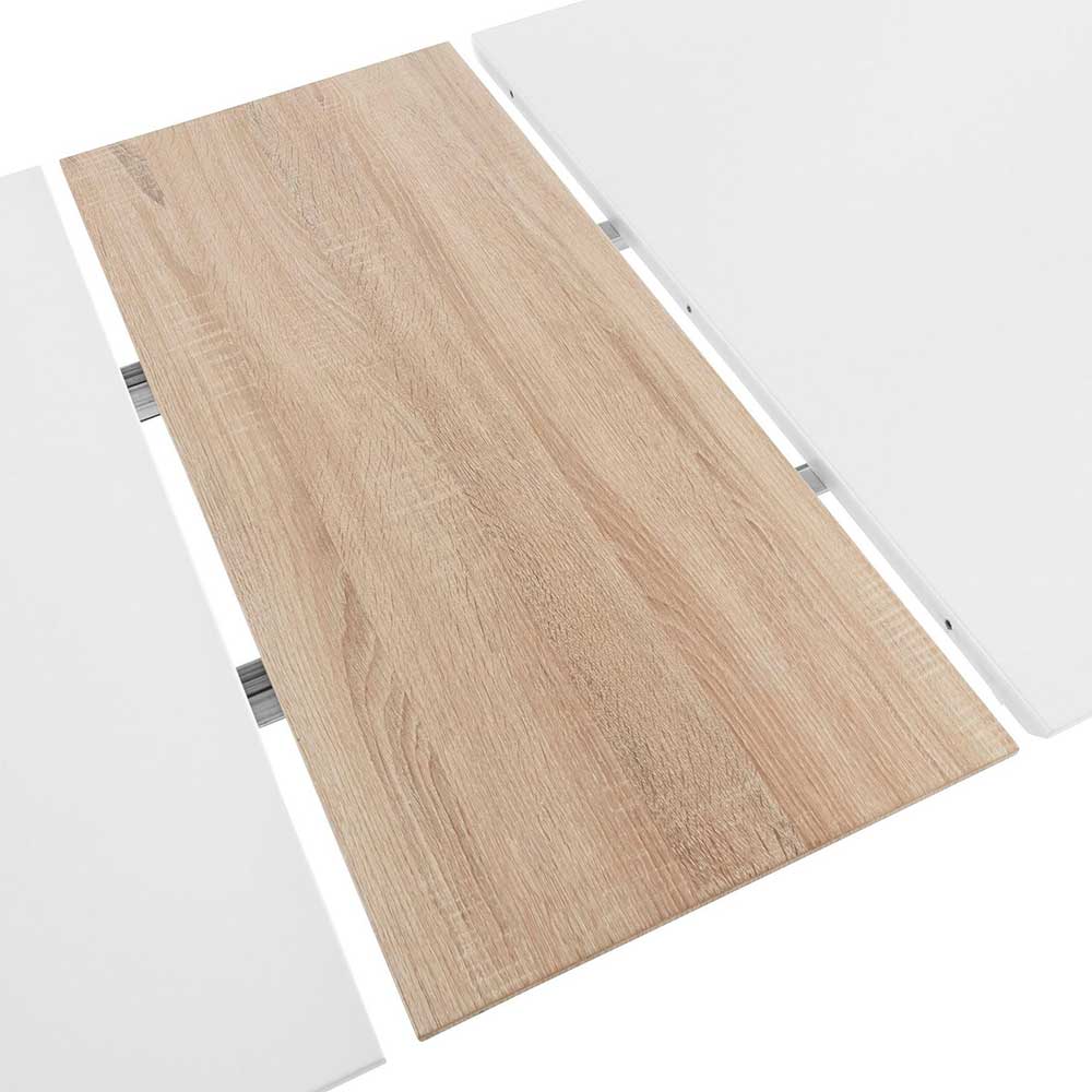 Ovaler Esstisch mit drei Einlegeplatten - Lorenaru