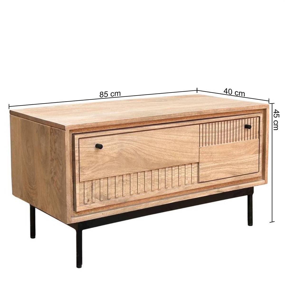 Flurmöbel Set aus Mangobaum Massivholz - Peravia (vierteilig)