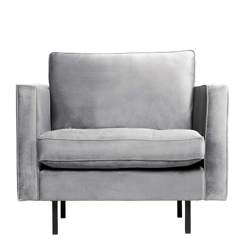 Moderner Wohnzimmer Sessel in hellem Grau - Narowal