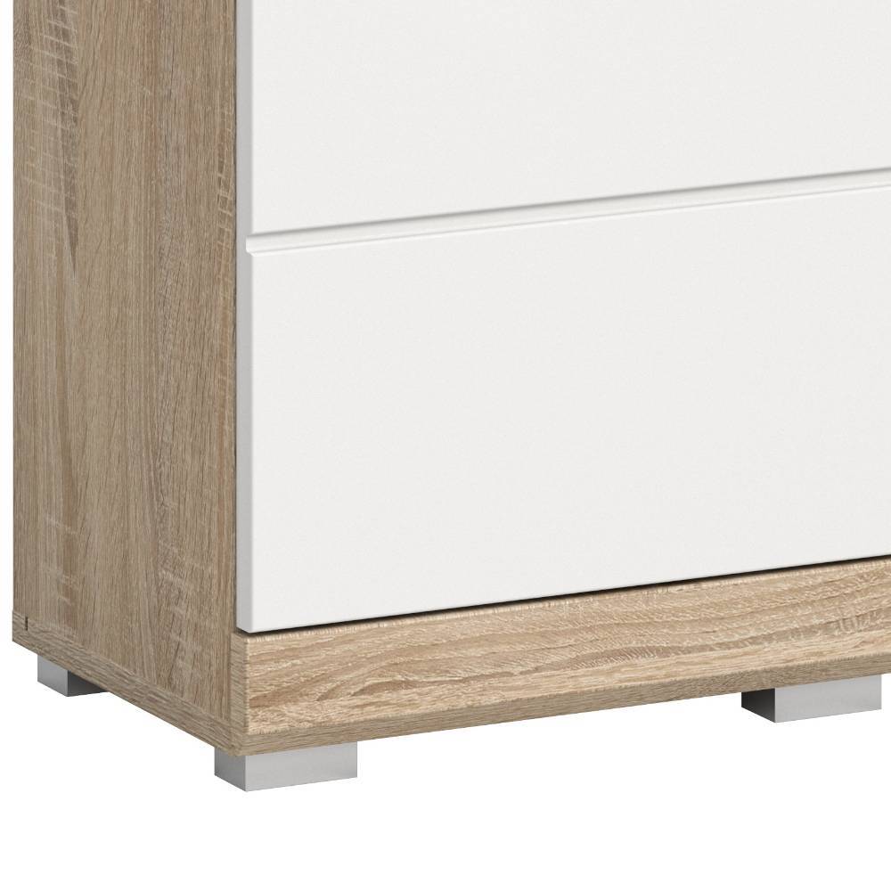 Badkombination mit Waschmaschinenschrank Set - Calbanyara (vierteilig)