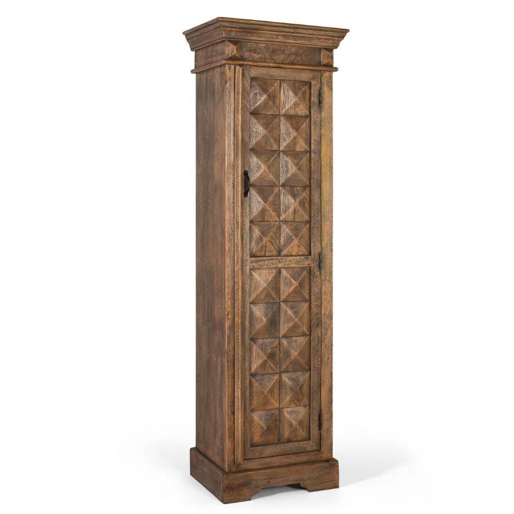Hoher Barschrank aus Mangoholz - Montesa