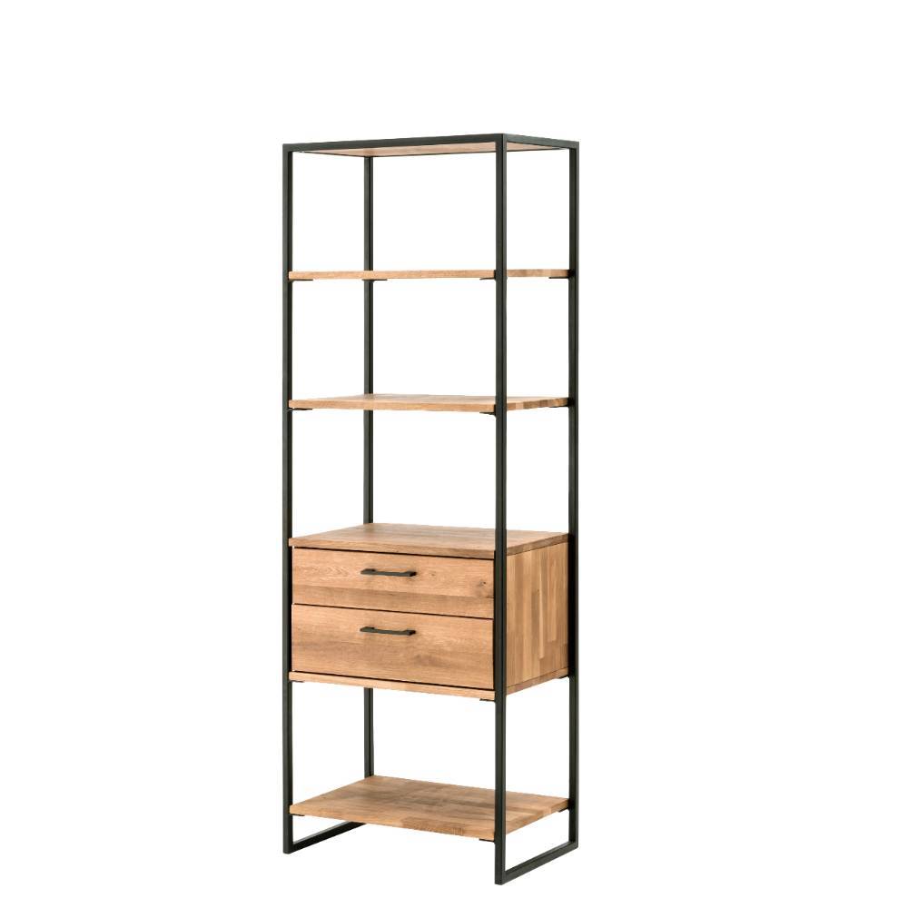 60 cm breites Industrial-Regal aus Wildeichenholz - Ingbo