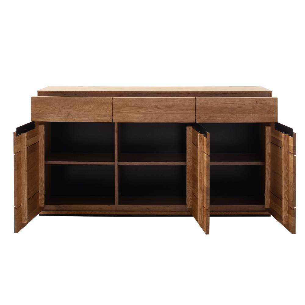 Sideboard in Wildeiche teilmassiv - Pulvaria
