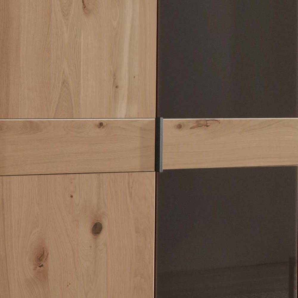 4-türiger Schlafzimmerschrank in Eiche Bianco - Vutonia
