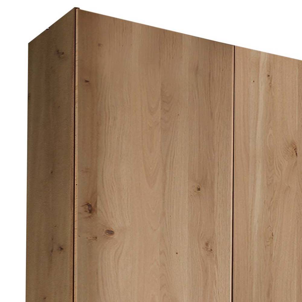 Teilmassiver Schlafzimmer-Kleiderschrank 3-türig - Yanicas