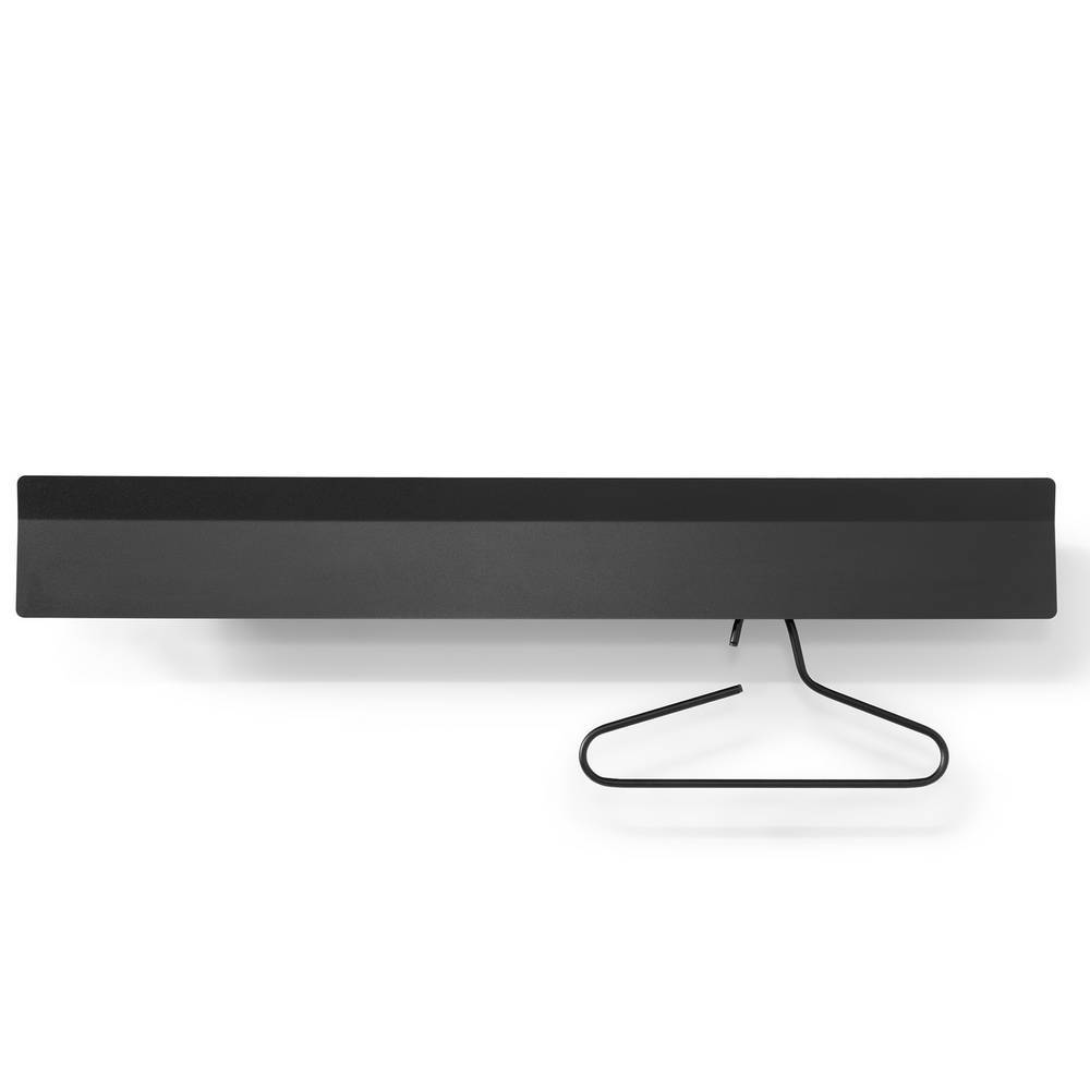 Stahl-Wandgarderobe in Schwarz - Judy