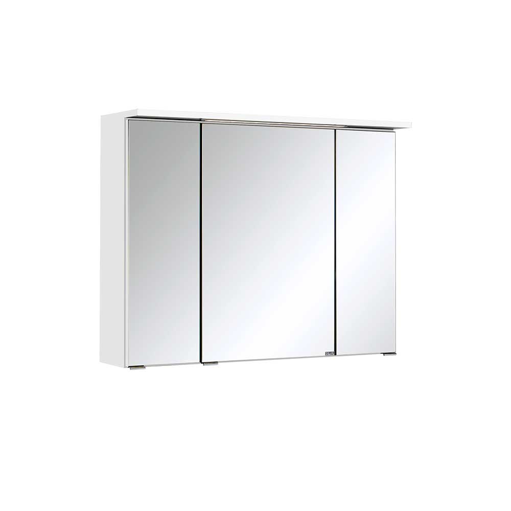 Badezimmer Spiegelschrank Sagunis in Weiß