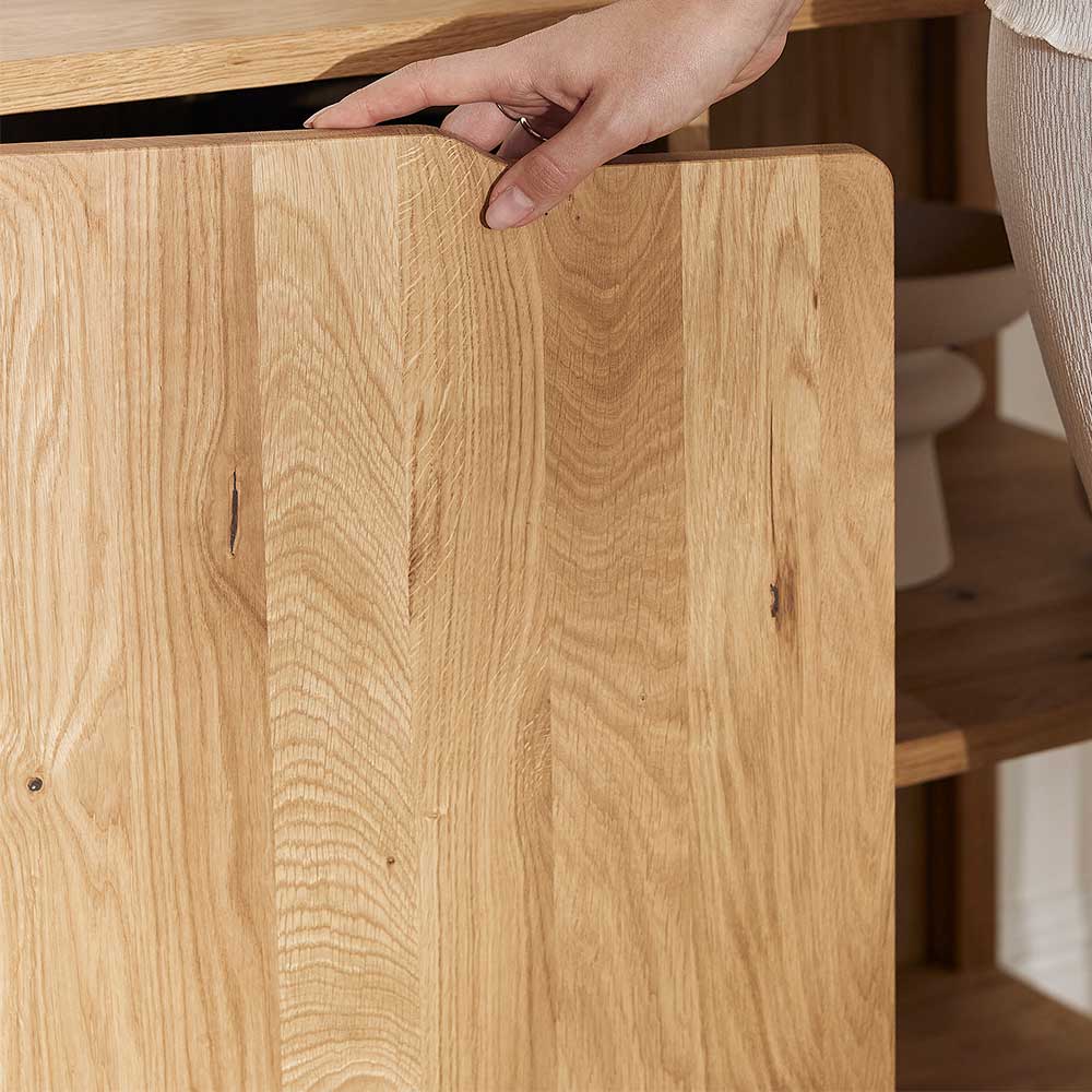 Design Kommode mit Tür und zwei Fächern - Laida