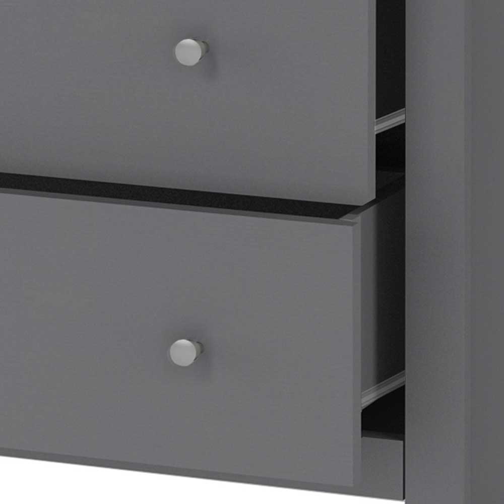 Scandi Chic Kommode in Grau mit Eiche - Donia