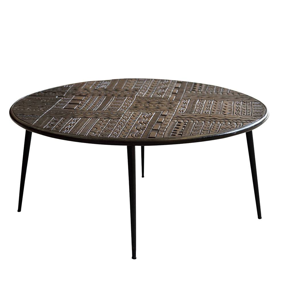 Design Wohnzimmertisch in Walnuss Braun - Solu
