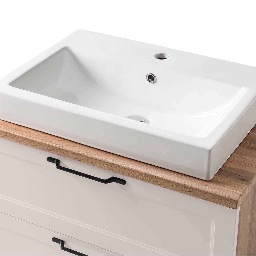 Bad Waschtischkonsole mit Becken - Trioto