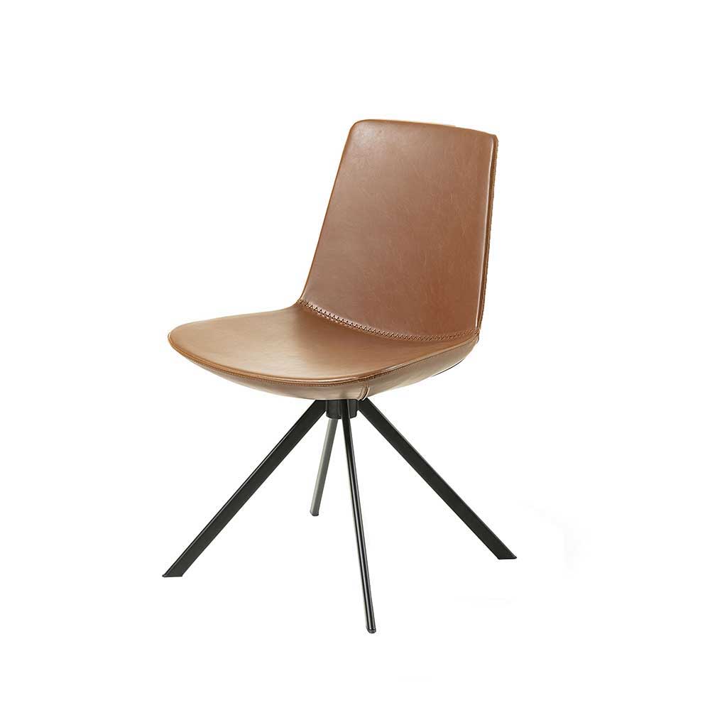 Moderner Esstisch Stuhl mit Metallgestell - Barrys (2er Set)