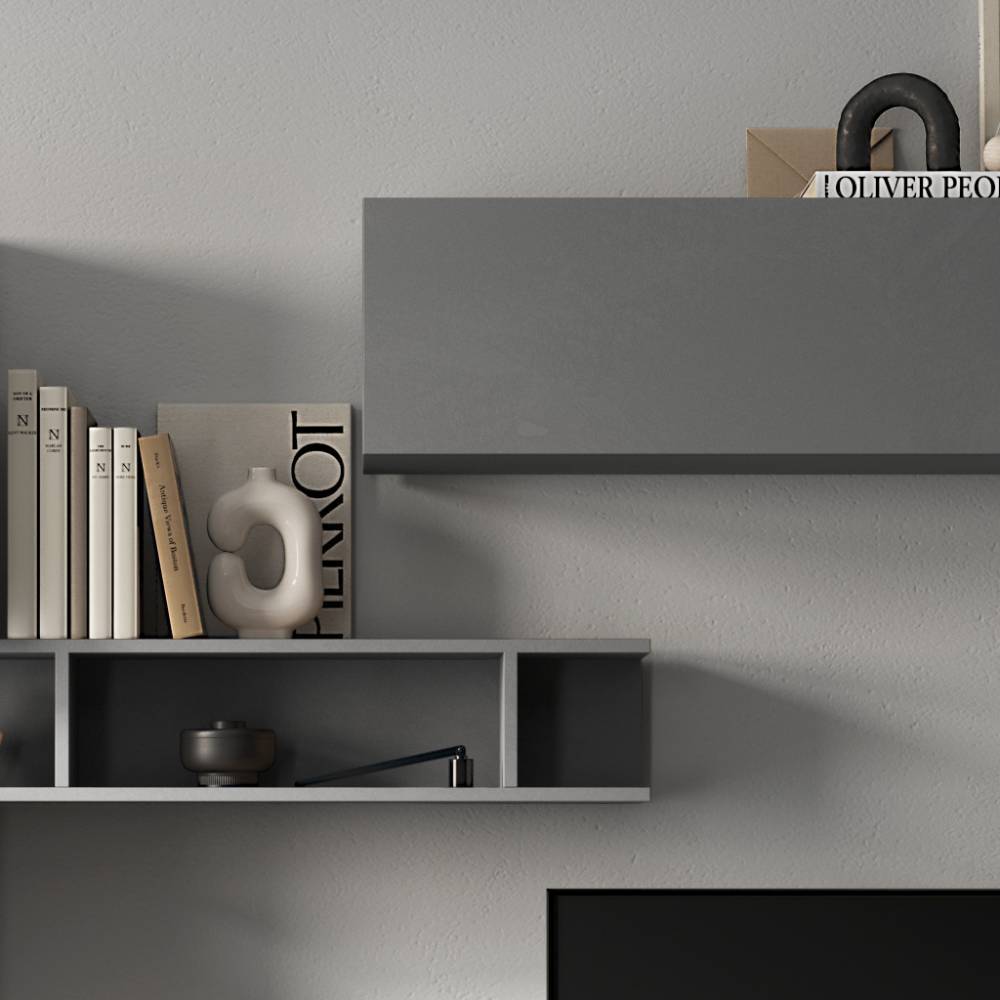 TV Anbauwand Kombi modern - Katalo (siebenteilig)