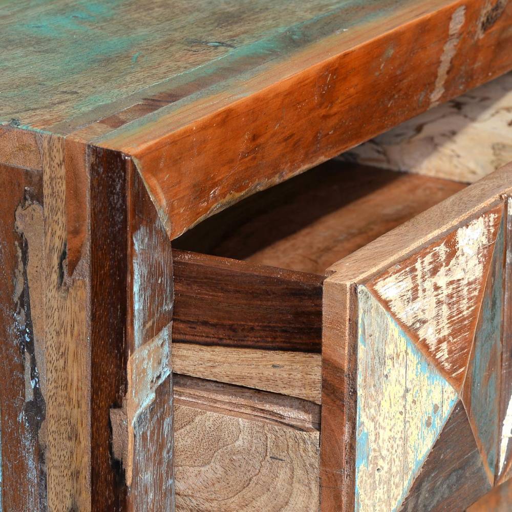 Shabby Chic Kombi-Kommode aus Recyclingholz - Arona