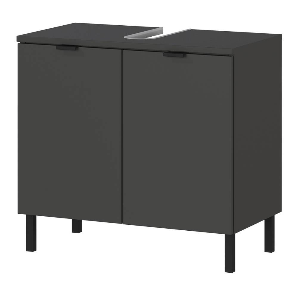 Bad Waschplatz und Hochschrank Set - Merana (dreiteilig)