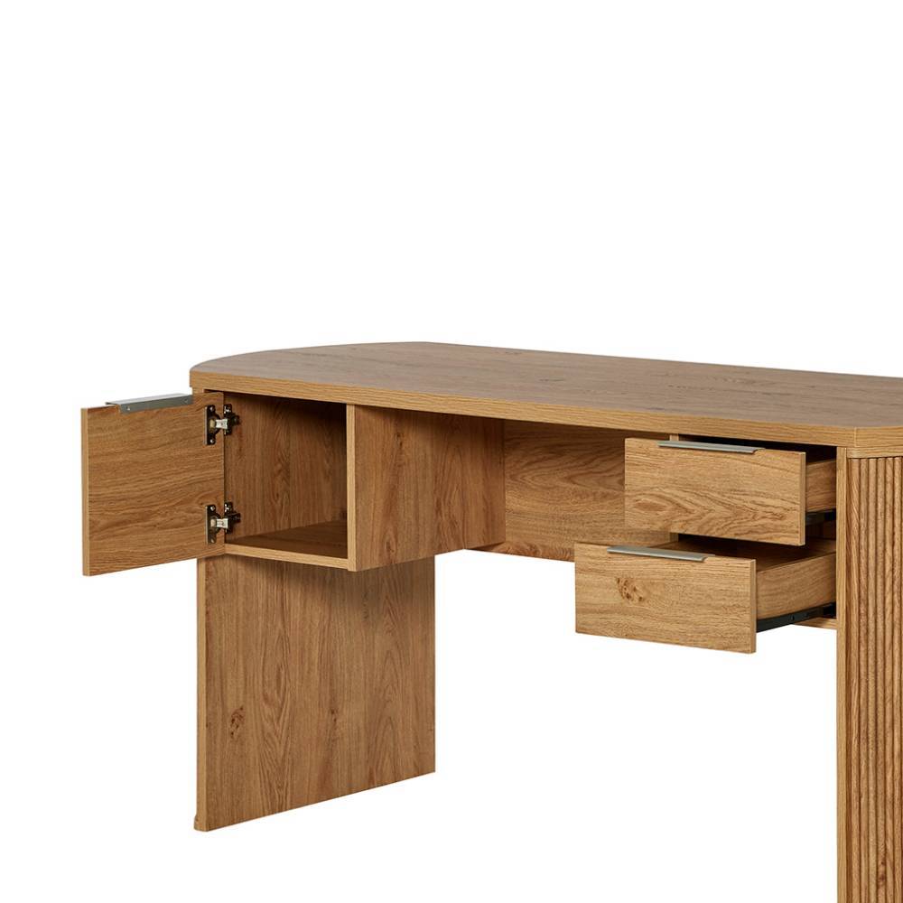 Home Office Schreibtisch in Eichefarben - Nueva