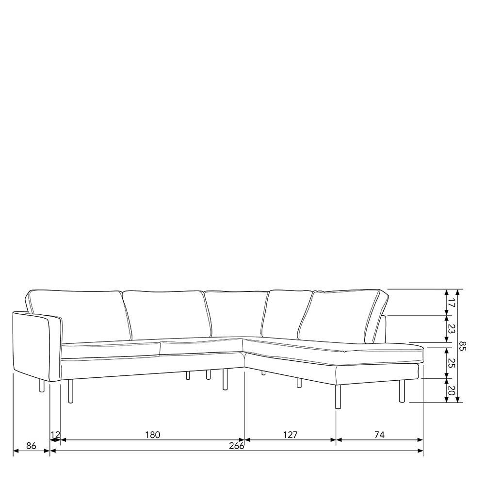 Samt Retrocouch in Dunkelgrün Samt - Kurtisma