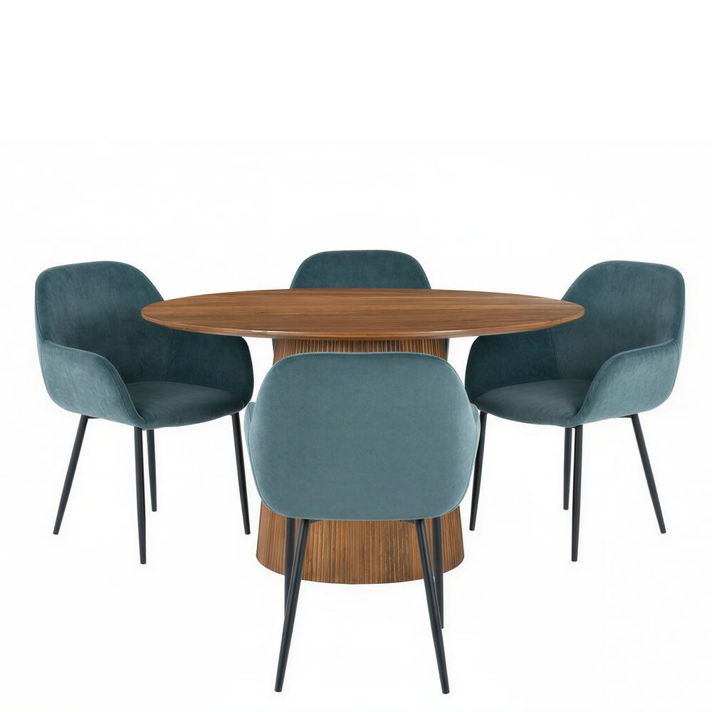 Esszimmer-Tischgruppe Set - Galadira (fünfteilig)