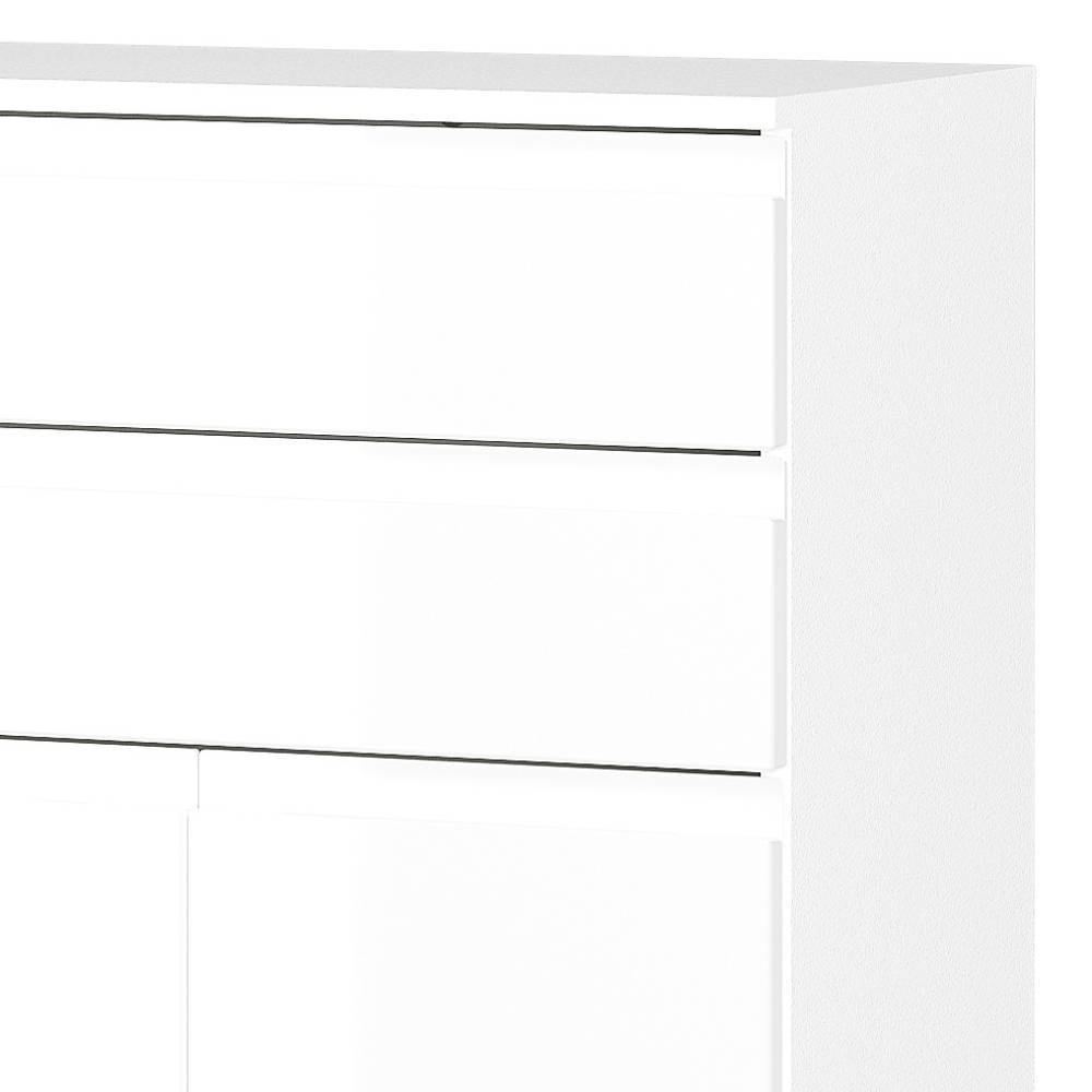 Badezimmer-Kommode in Weiß Hochglanz - Loeesa