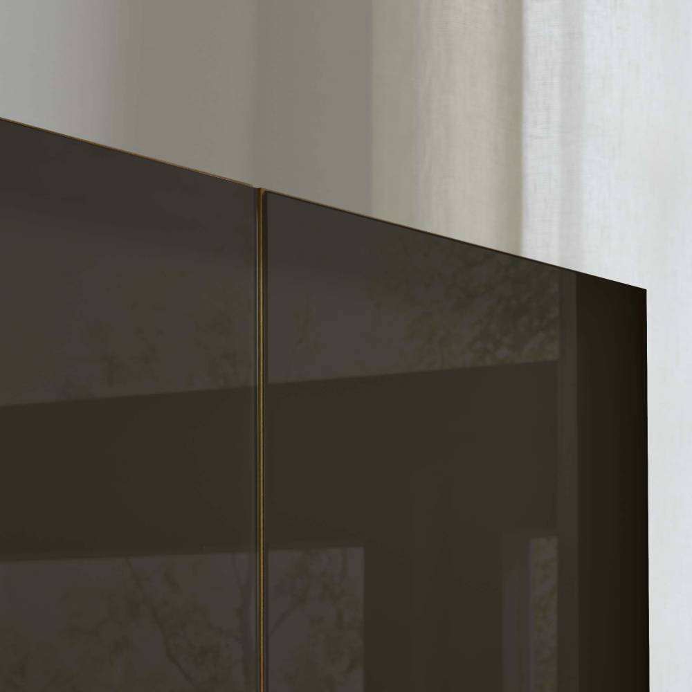 Schlafzimmerschrank mit Glasfront - Vutonia