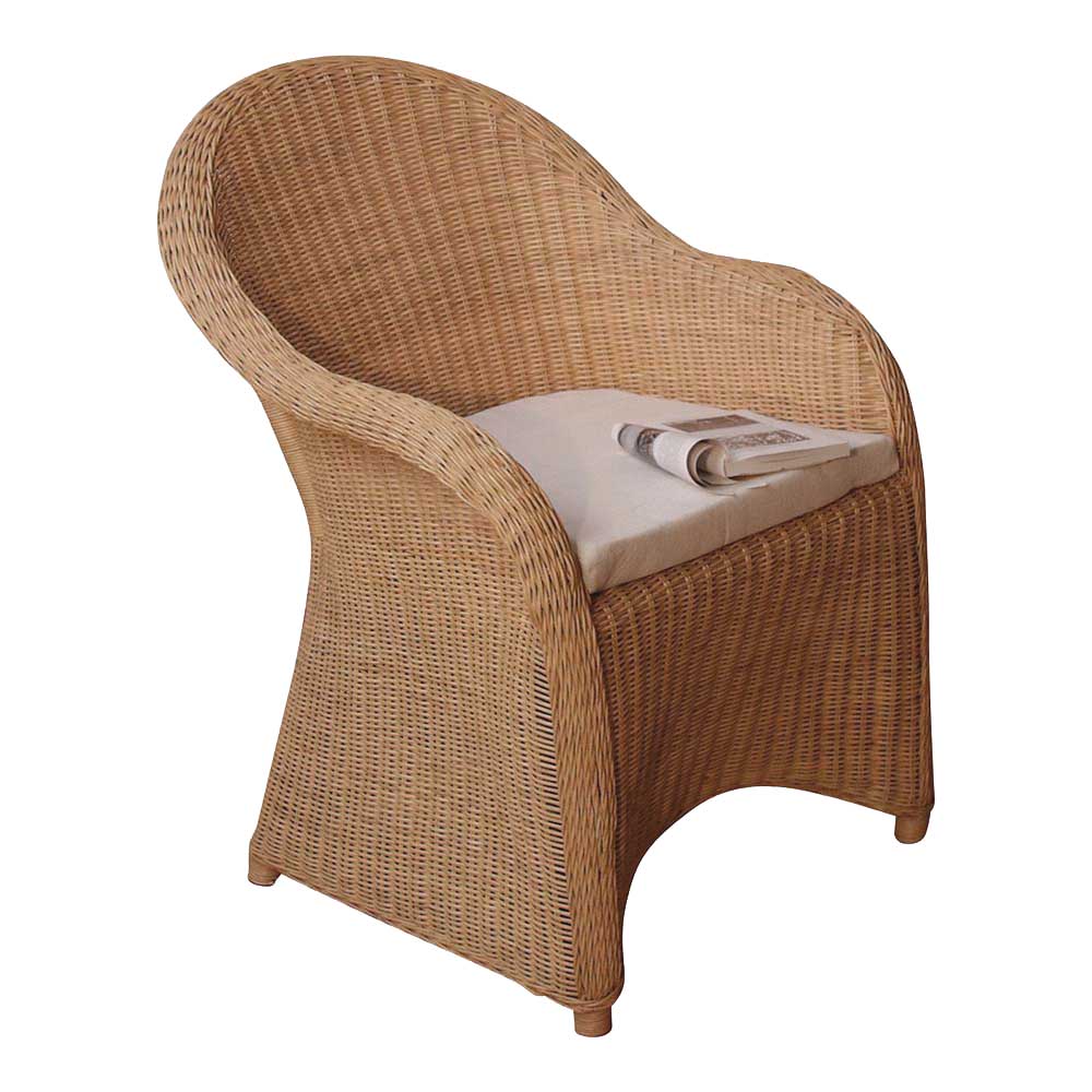 Esszimmersessel Classico aus Rattan