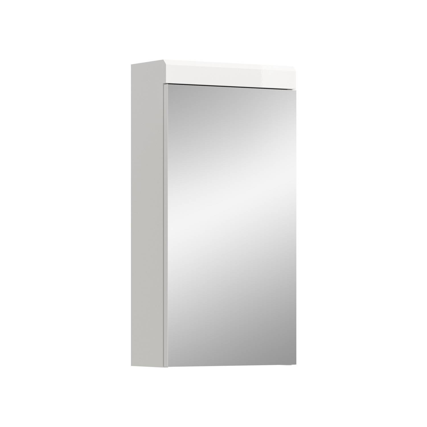 Weißer Wand Badschrank mit Spiegeltür für moderne Badezimmer – Nanila