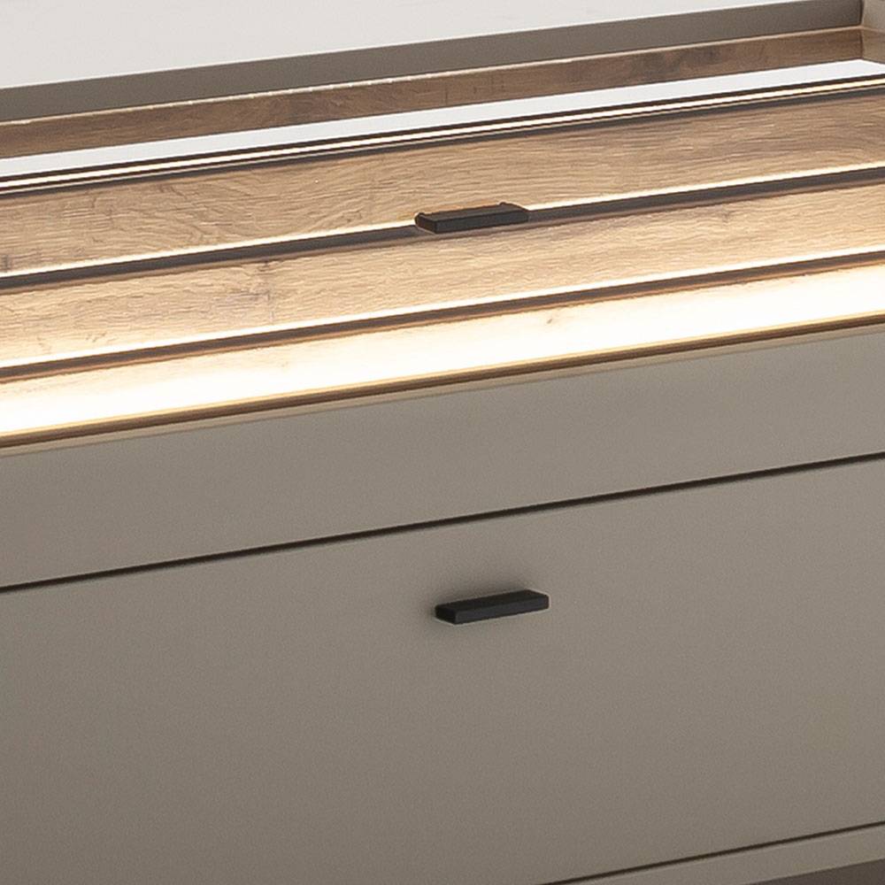 TV Unterschrank mit LED Beleuchtung - Teorina
