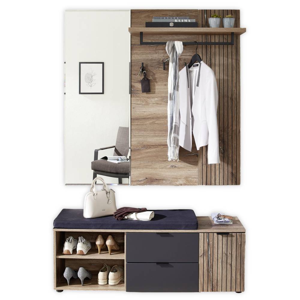 Garderobenmöbel Set modern - Benet (dreiteilig)