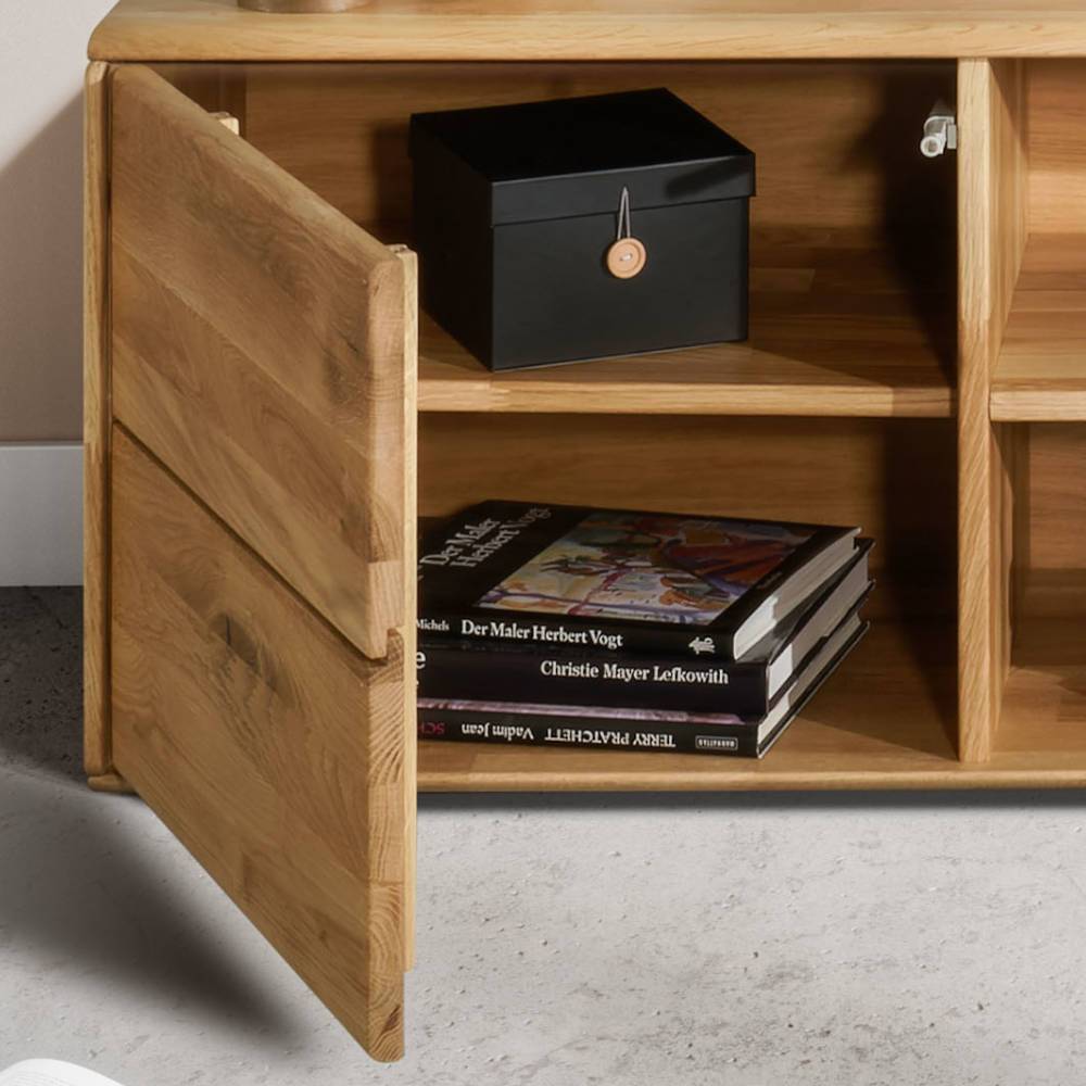 TV Unterschrank aus Wildeiche Massivholz - Feanor