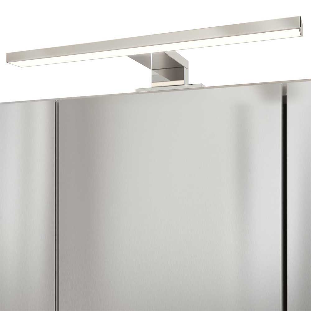 3-türiger Spiegelschrank mit LED Aufsatzleuchte - Mesciria