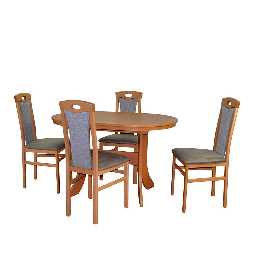 Esszimmer Tischgruppe in Buche - Vulcanello (fünfteilig)