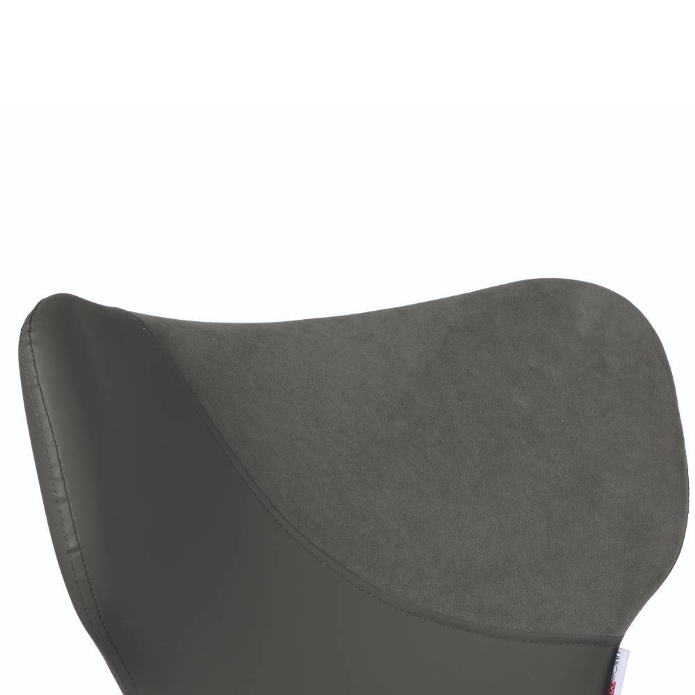 Design Polsterstühle im Material Mix - Navy (2er Set)