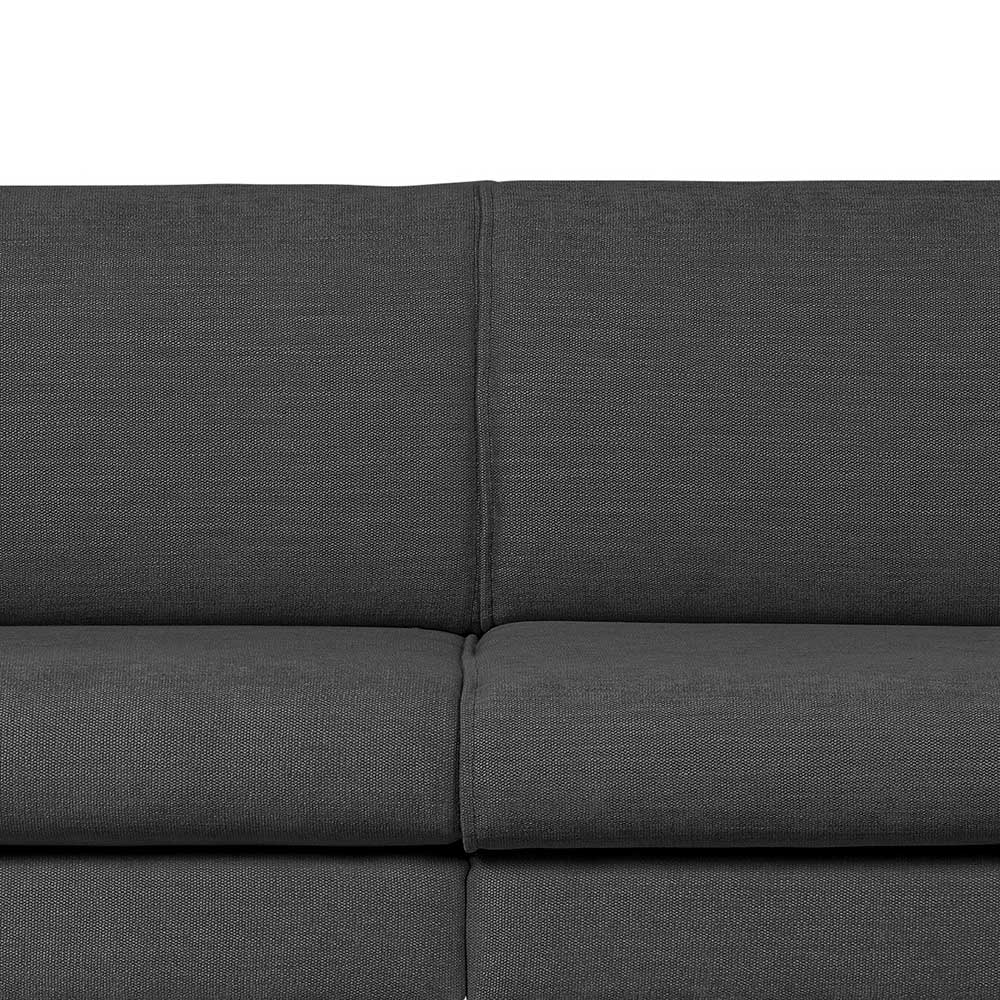 Sofa für drei Personen in Dunkelgrau - Augusta